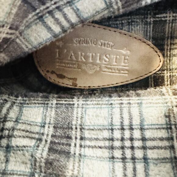 Spring Step L'Artiste Boots Women 9 Multicolor Leather Colorblock Ankle Q Indigo - Picture 11 of 13